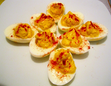 Recipes and deviled eggs