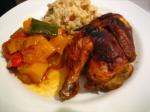 110. Moroccan-Style Roast Cornish Hens with Vegetables p.392