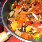 14. Grilled Bell Peppers With Criolla Sauce p. 557