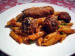 158. Perciatelli with Sausage Ragù and Meatballs p.222