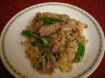 70. Chow Fun with Chinese Barbecued Pork and Snow Peas p.249